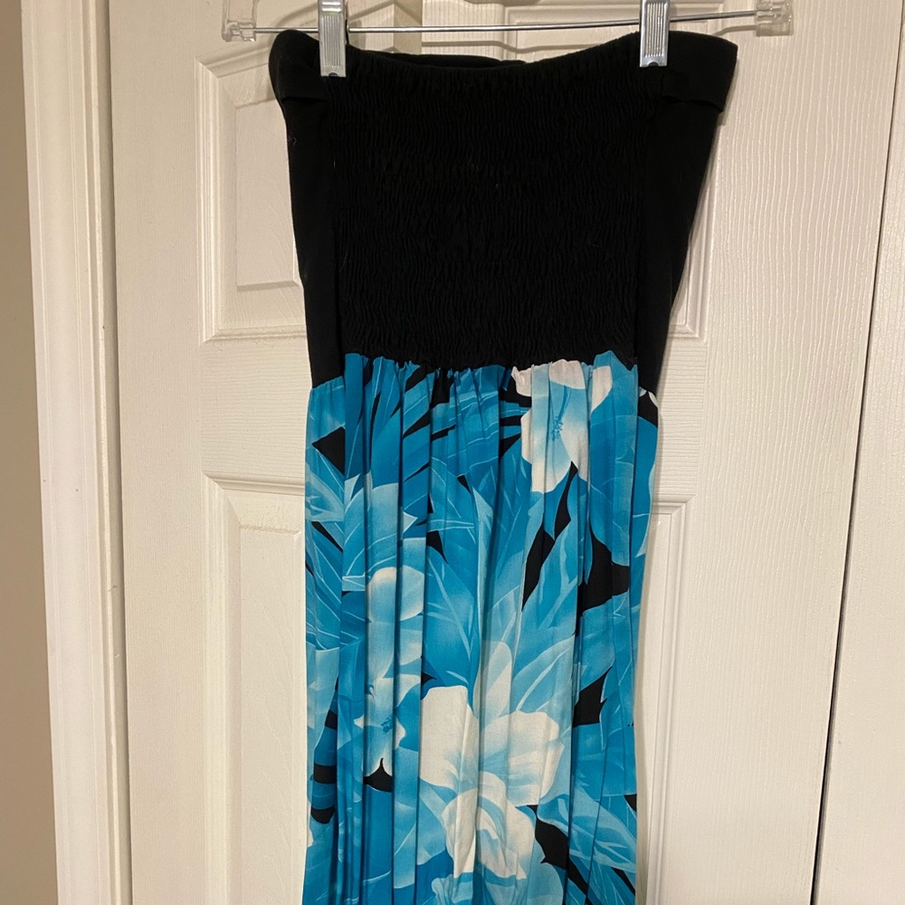 Hawaiian Strapless Dress